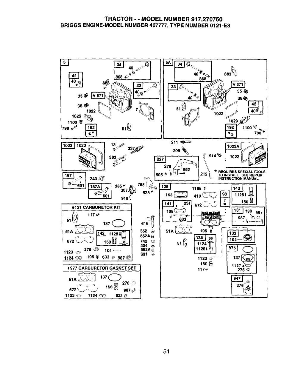 Craftsman 917.270750 User Manual | Page 51 / 60