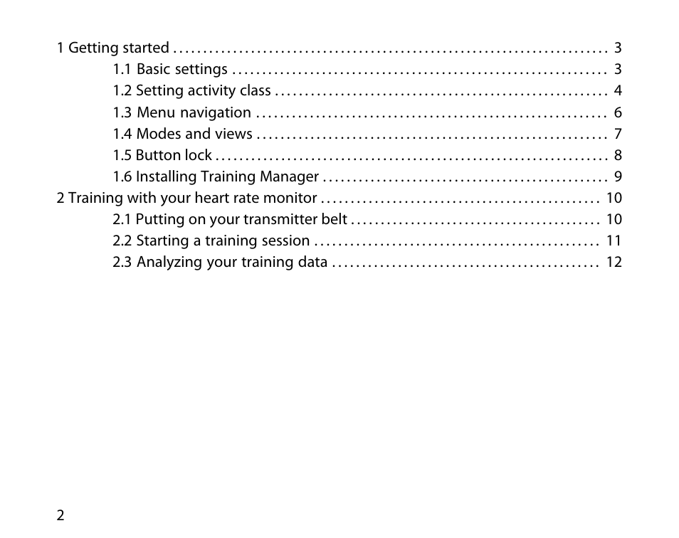 SUUNTO T6C Quick Start User Manual | Page 2 / 15