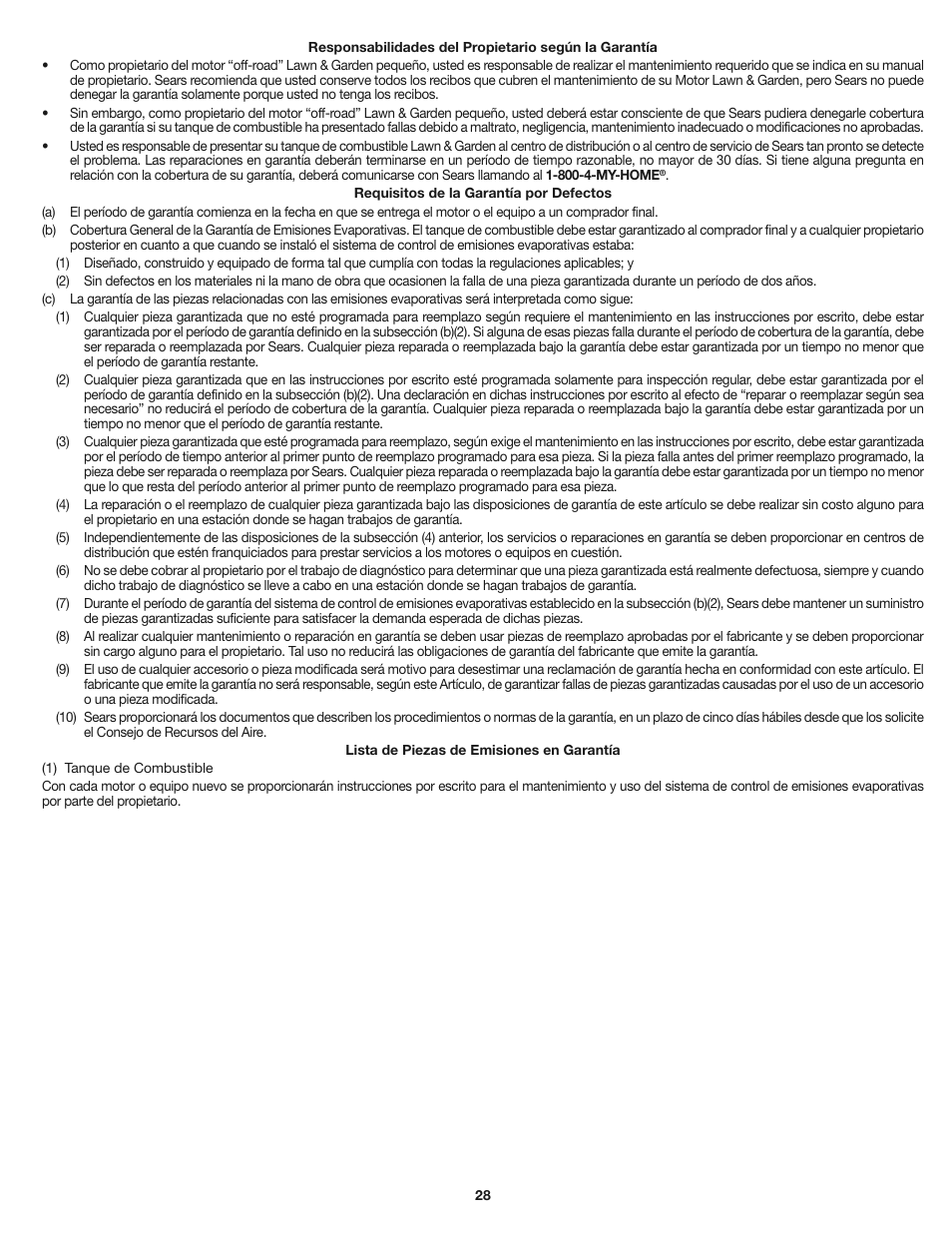 Craftsman 316.79199 User Manual | Page 28 / 32