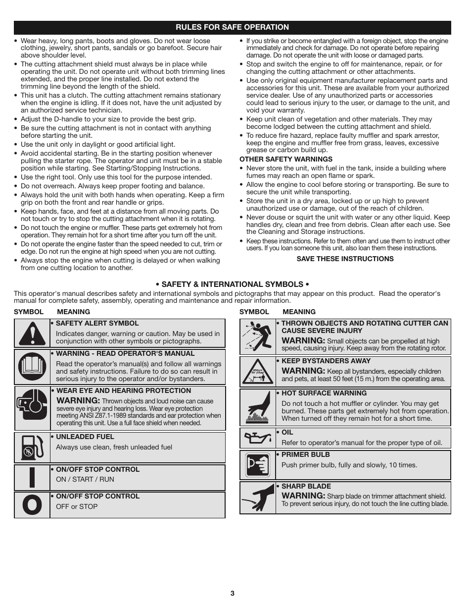 Craftsman 316.79199 User Manual | Page 3 / 32