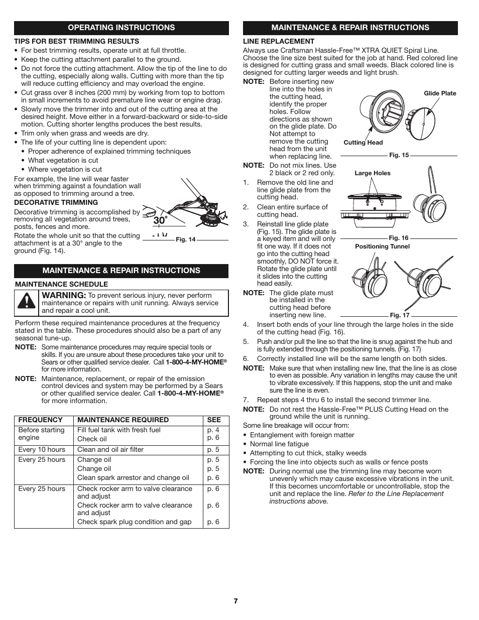 Craftsman 316.79199 User Manual | Page 7 / 32