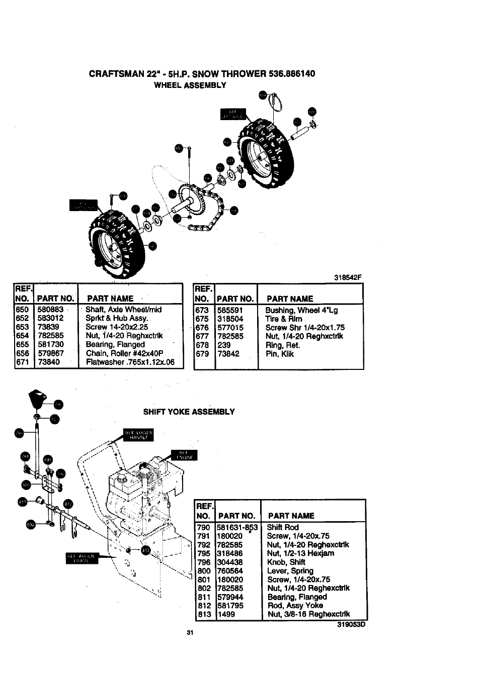 Craftsman 536.886140 User Manual | Page 31 / 39