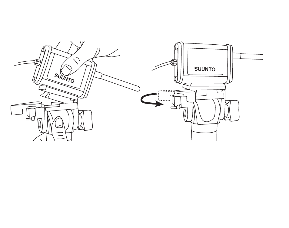 Attaching suunto team pod to a tripod | SUUNTO TEAM POD User Manual | Page 10 / 182