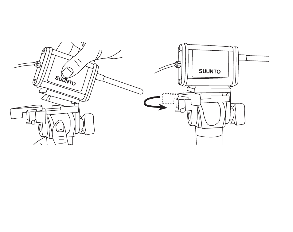 Befestigung auf einem stativ | SUUNTO TEAM POD User Manual | Page 51 / 182