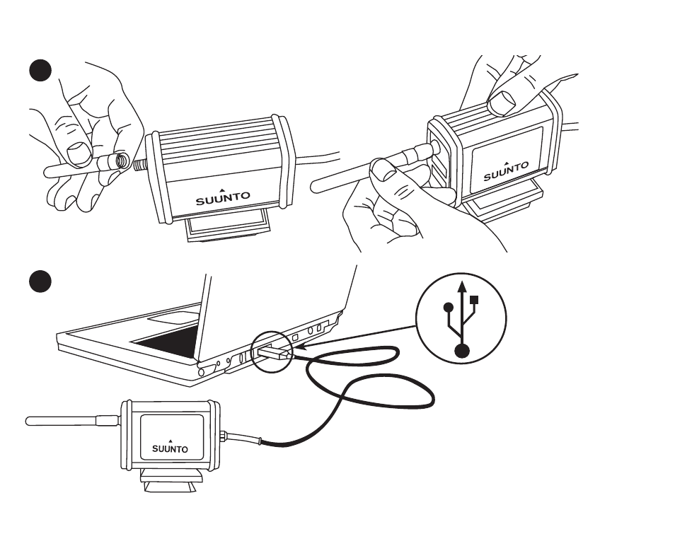 Montaje del suunto team pod | SUUNTO TEAM POD User Manual | Page 71 / 182