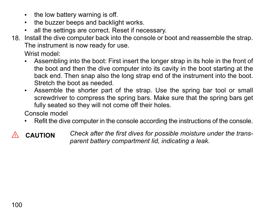 SUUNTO Vyper User Manual | Page 100 / 122