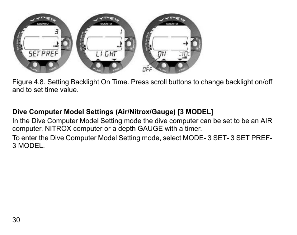 SUUNTO Vyper User Manual | Page 30 / 122