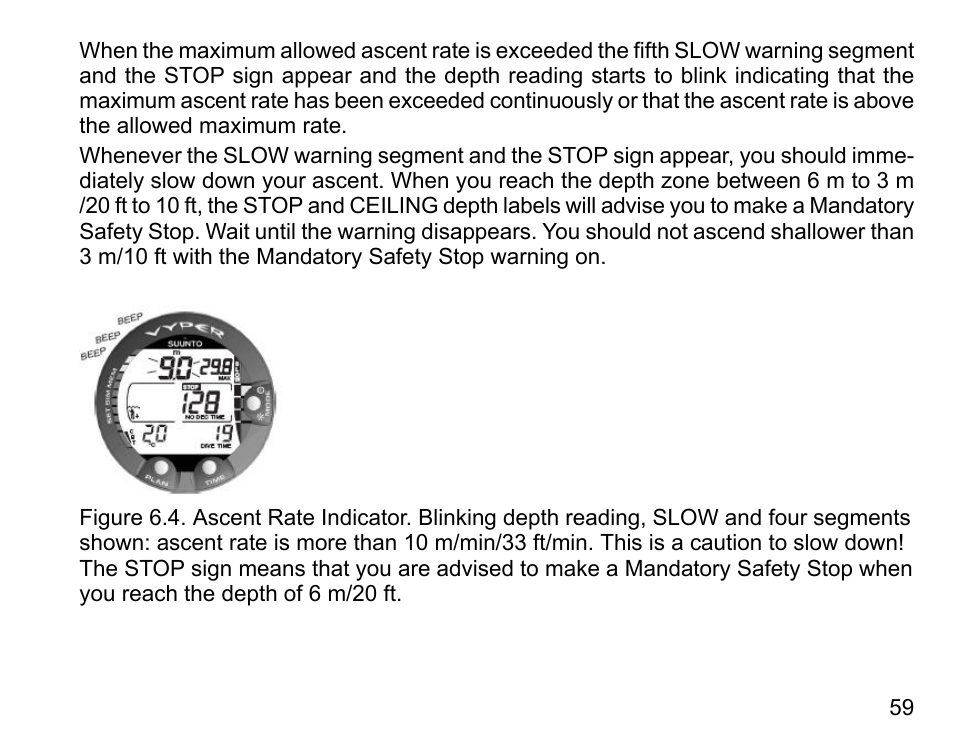 SUUNTO Vyper User Manual | Page 59 / 122