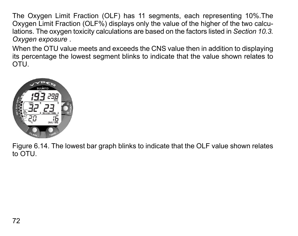 SUUNTO Vyper User Manual | Page 72 / 122