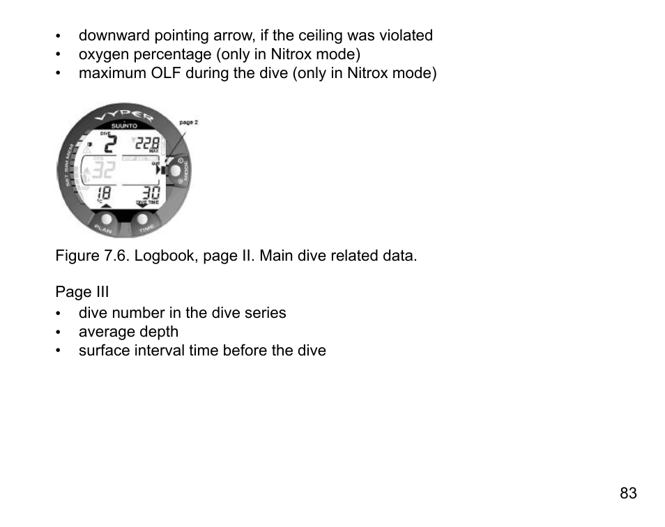 SUUNTO Vyper User Manual | Page 83 / 122