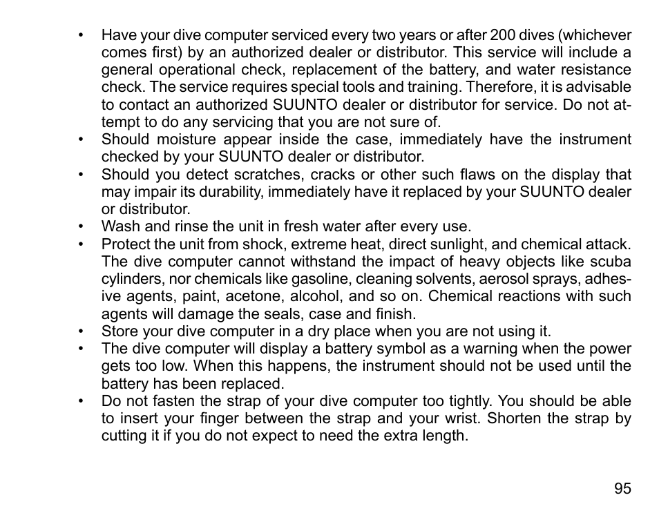 SUUNTO Vyper User Manual | Page 95 / 122