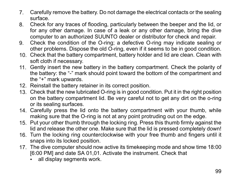 SUUNTO Vyper User Manual | Page 99 / 122