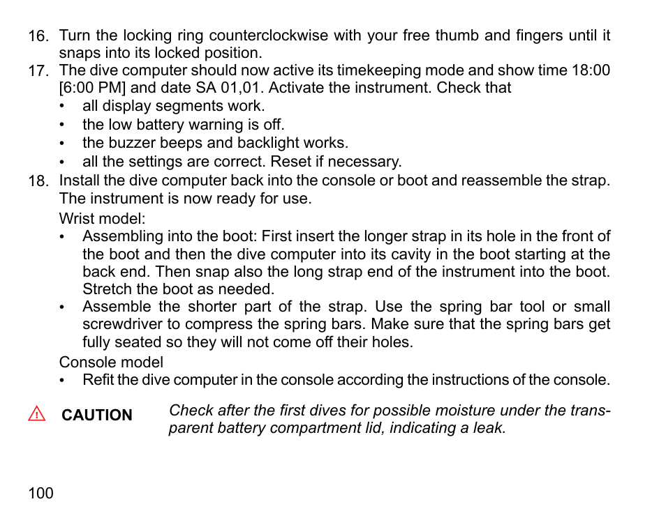 SUUNTO Vyper Air User Manual | Page 100 / 124