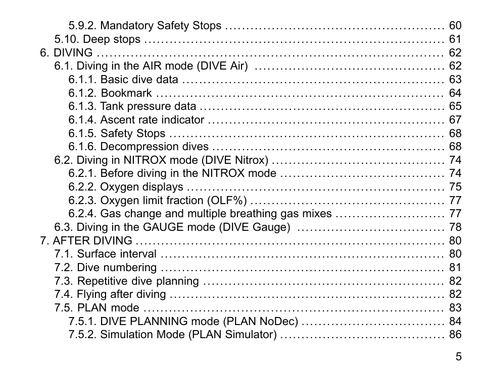 SUUNTO Vyper Air User Manual | Page 5 / 124