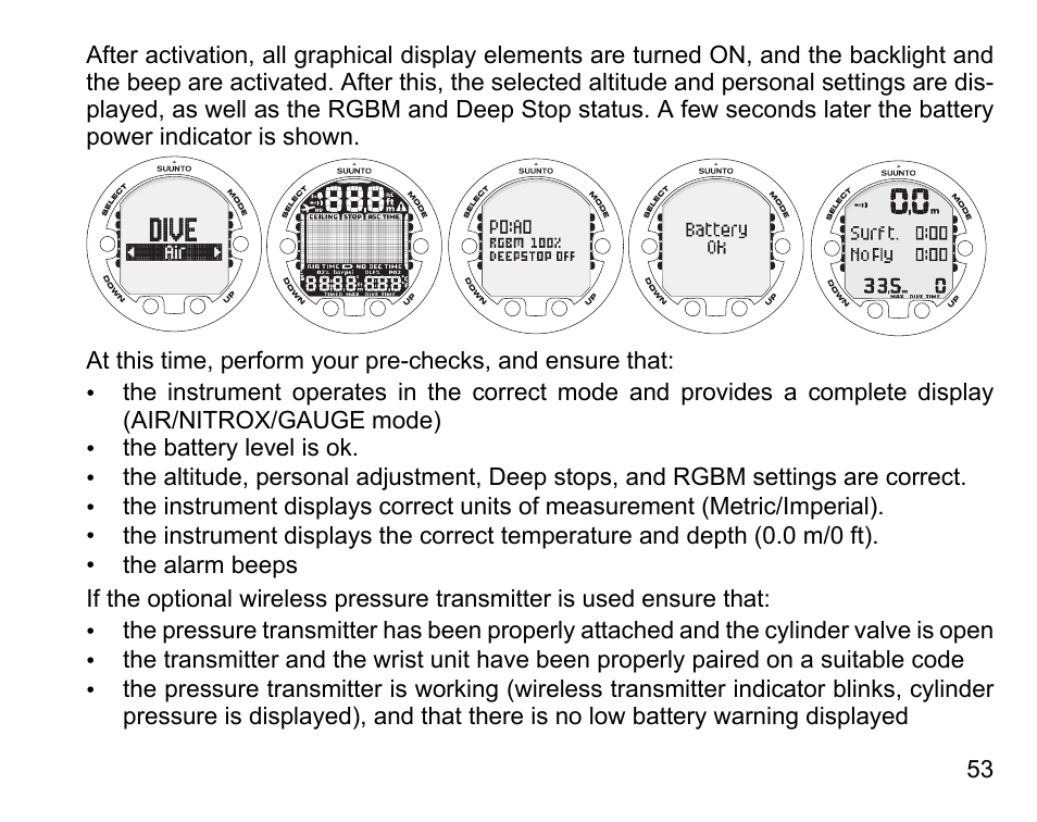 SUUNTO Vyper Air User Manual | Page 53 / 124