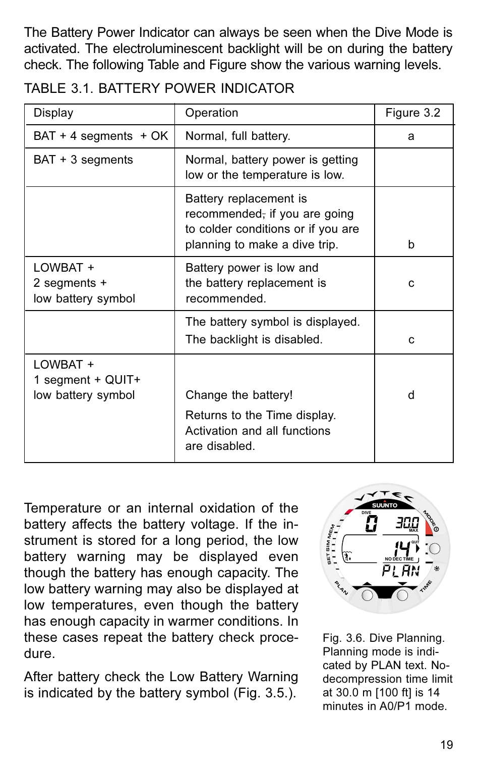 SUUNTO VYTEC User Manual | Page 21 / 84