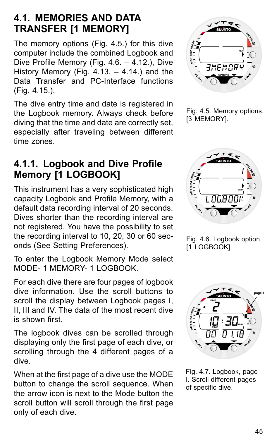 SUUNTO VYTEC User Manual | Page 47 / 84