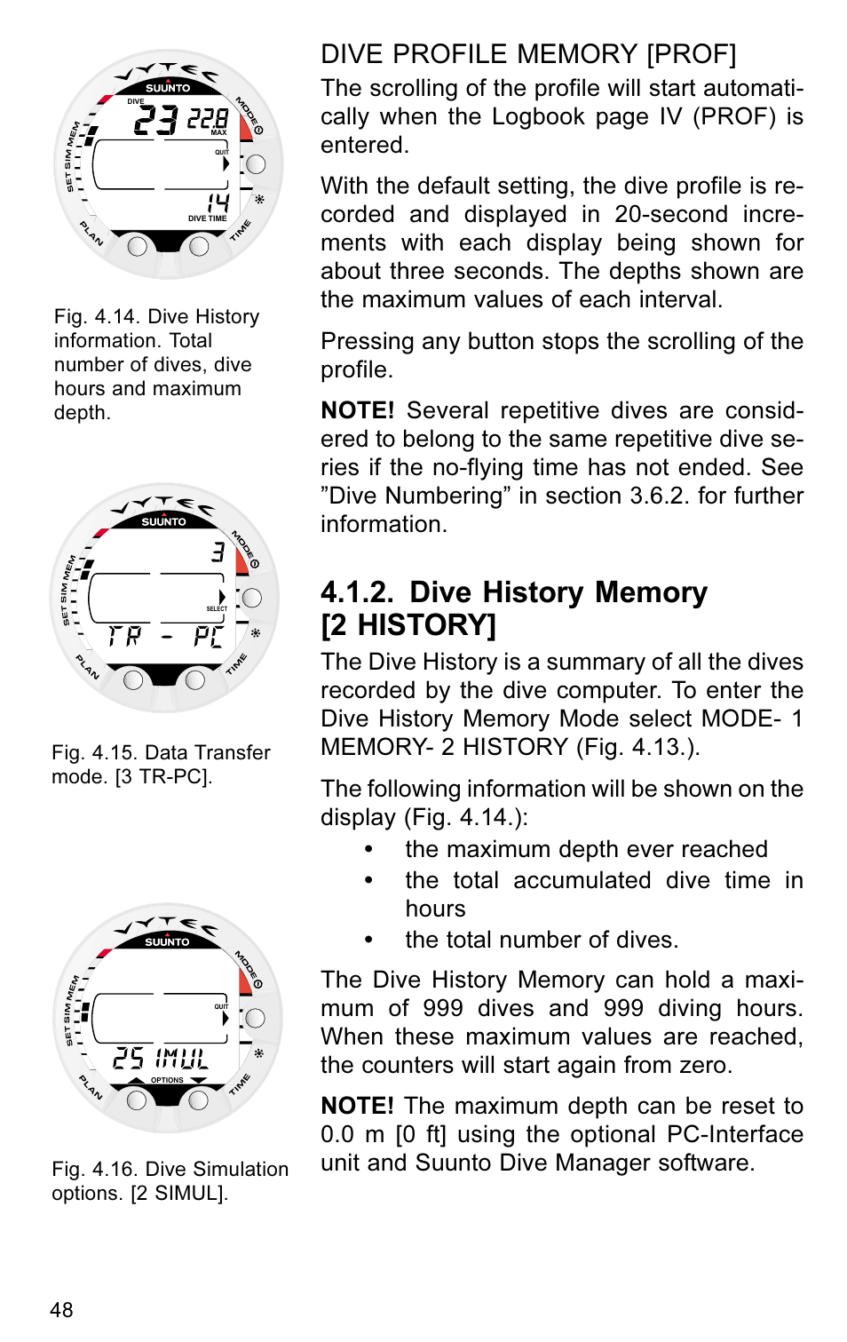 SUUNTO VYTEC User Manual | Page 50 / 84
