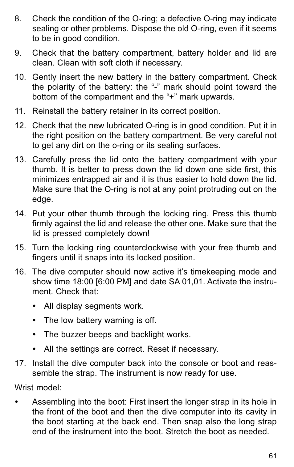 SUUNTO VYTEC User Manual | Page 63 / 84
