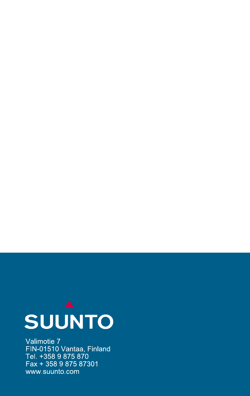 SUUNTO VYTEC User Manual | Page 84 / 84