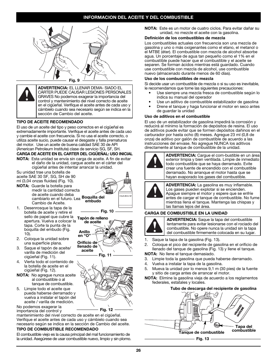 Craftsman 316.79498 User Manual | Page 26 / 40