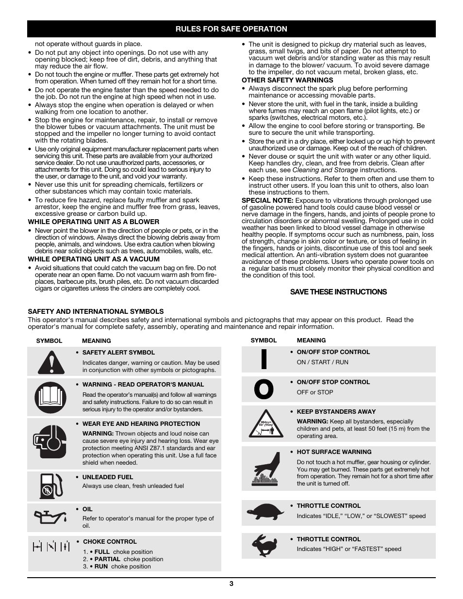 Craftsman 316.79498 User Manual | Page 3 / 40