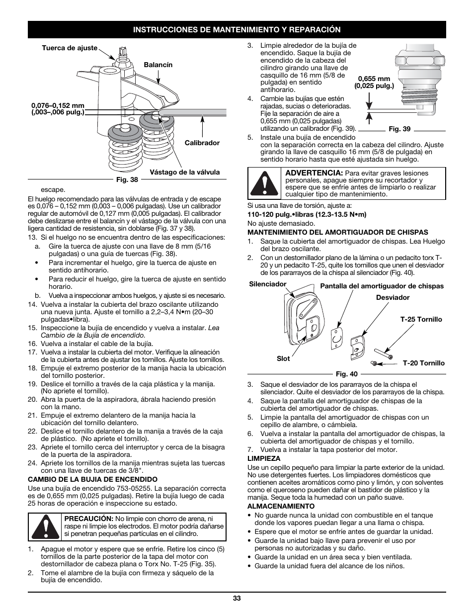 Craftsman 316.79498 User Manual | Page 33 / 40