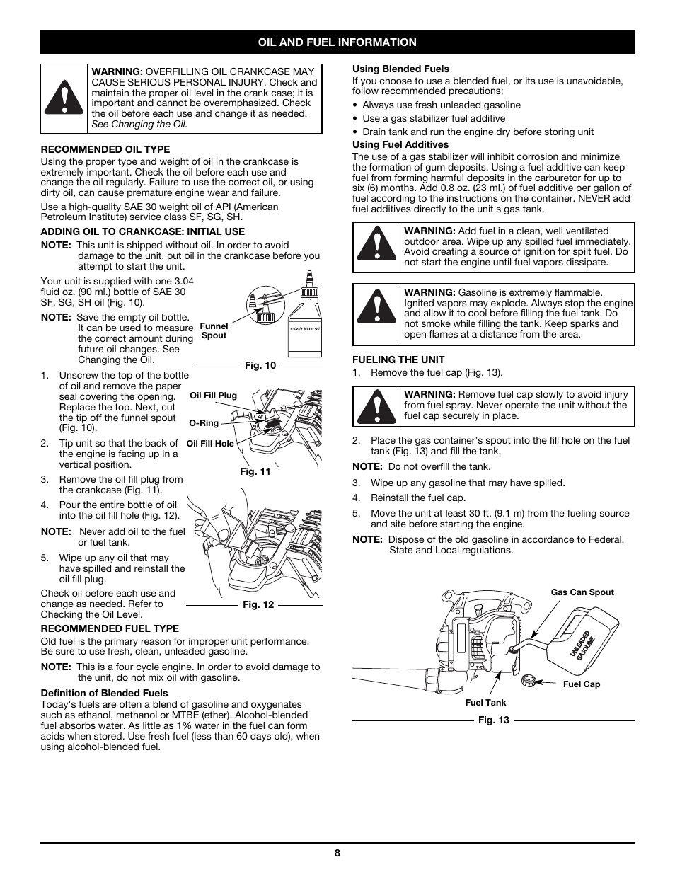 Craftsman 316.79498 User Manual | Page 8 / 40