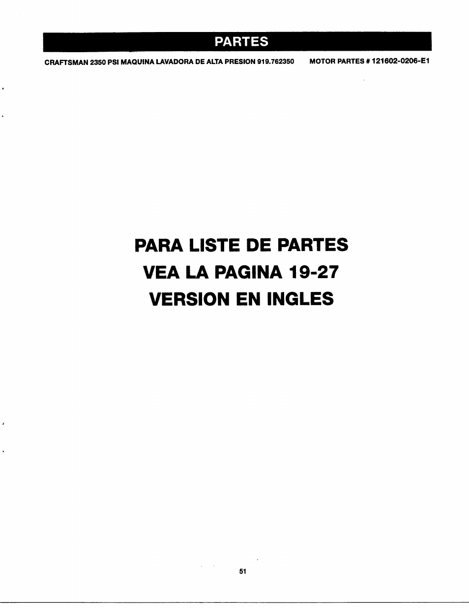 Craftsman 919.762350 User Manual | Page 51 / 54