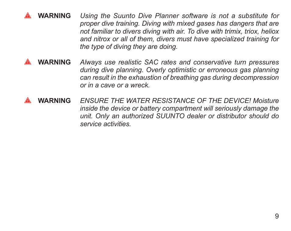 SUUNTO Zoop User Manual | Page 11 / 108