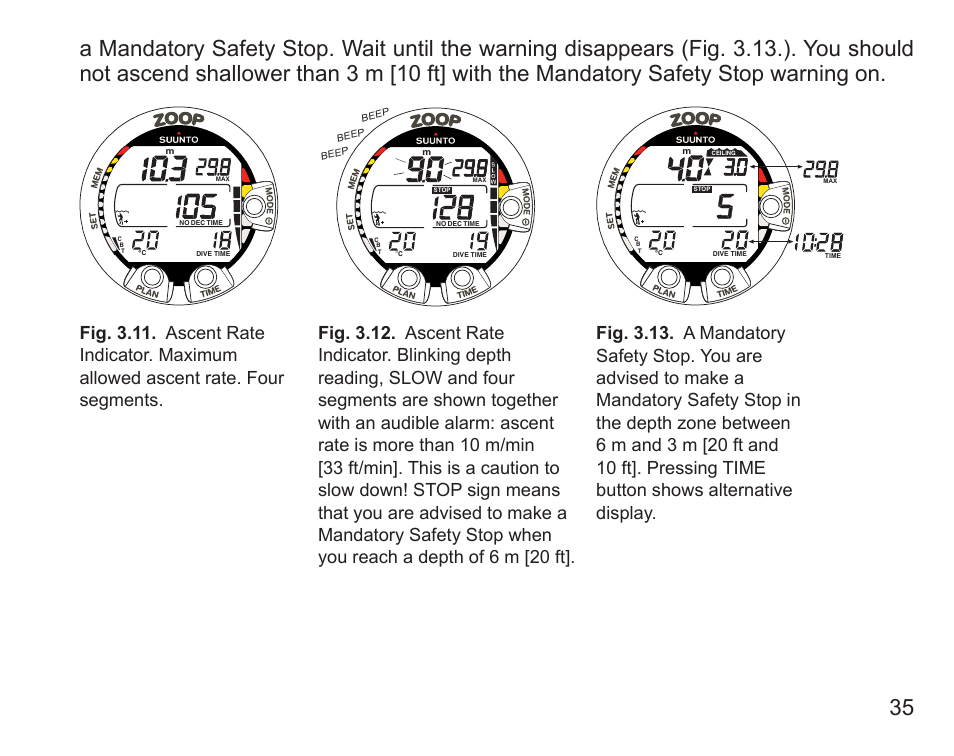 SUUNTO Zoop User Manual | Page 37 / 108