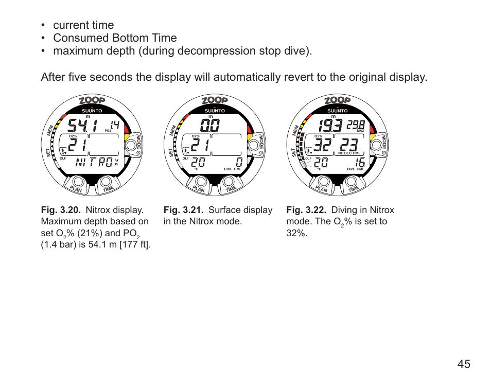 21%) and po, Is set to 32 | SUUNTO Zoop User Manual | Page 47 / 108