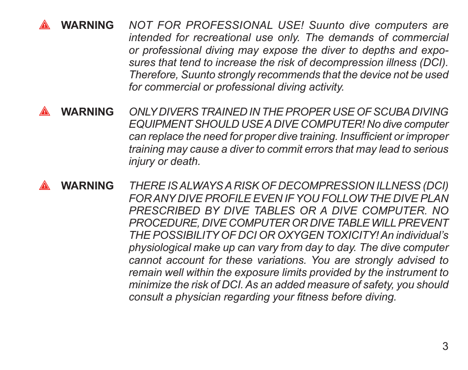 SUUNTO Zoop User Manual | Page 5 / 108