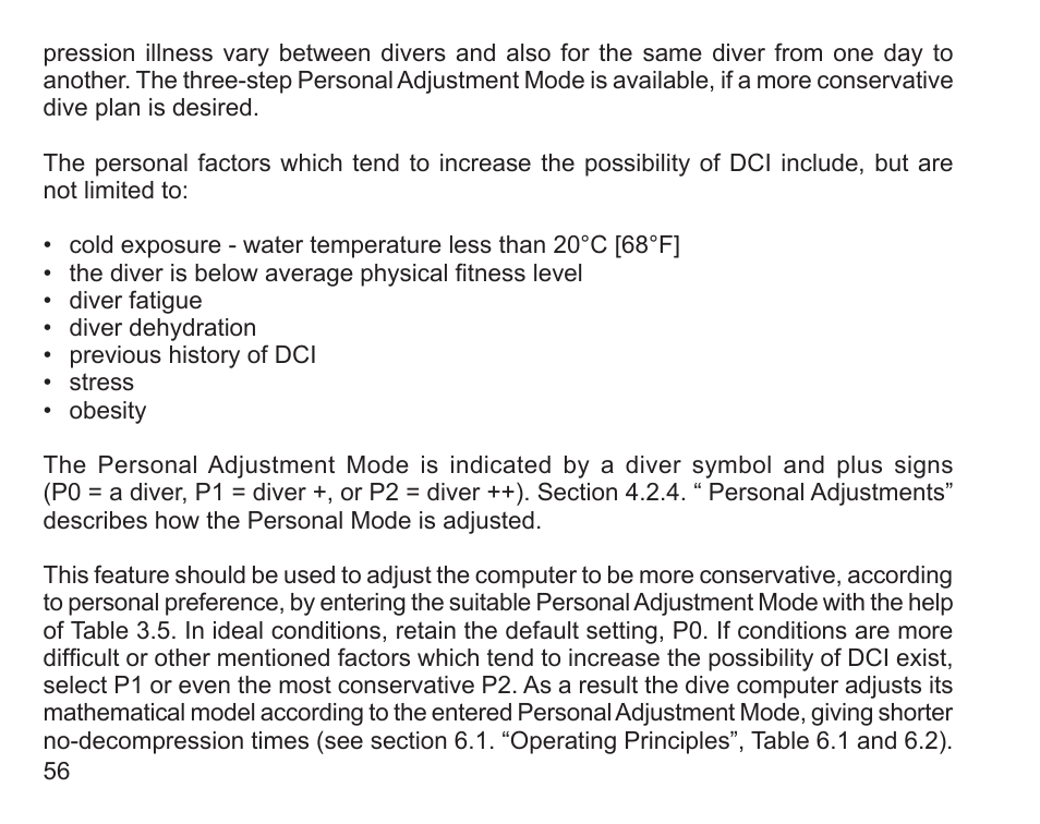 SUUNTO Zoop User Manual | Page 58 / 108