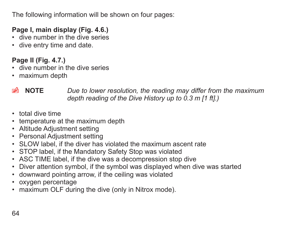 SUUNTO Zoop User Manual | Page 66 / 108