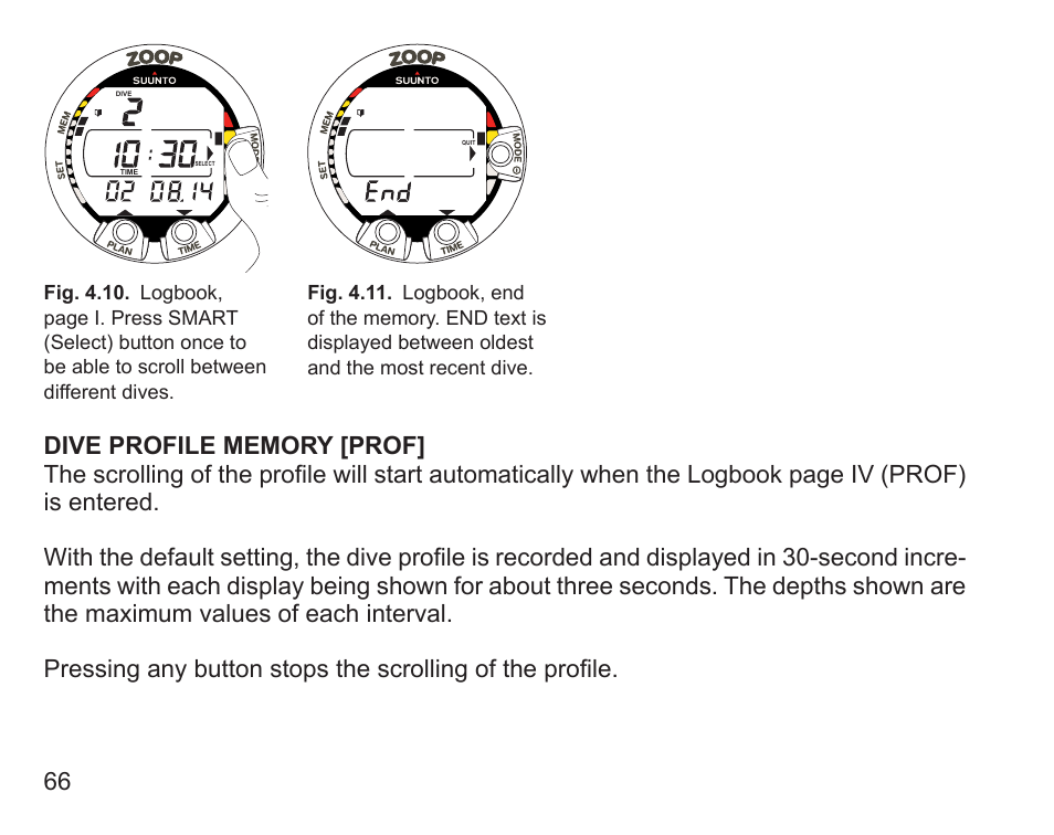 SUUNTO Zoop User Manual | Page 68 / 108