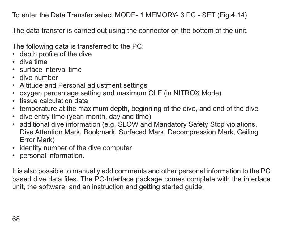 SUUNTO Zoop User Manual | Page 70 / 108