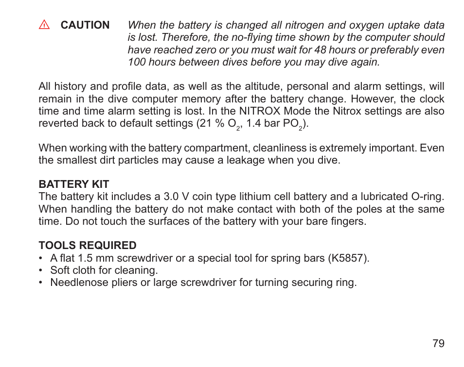 SUUNTO Zoop User Manual | Page 81 / 108