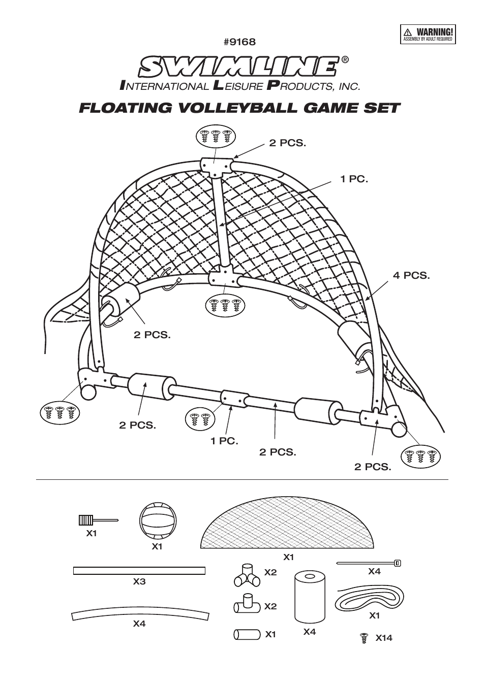 Swimline 9168 User Manual | 1 page