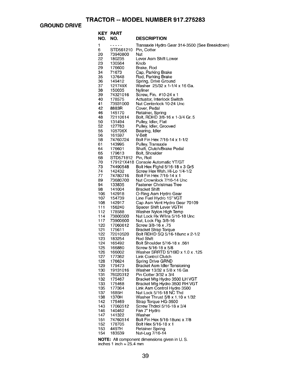 Craftsman 917.275283 User Manual | Page 39 / 60