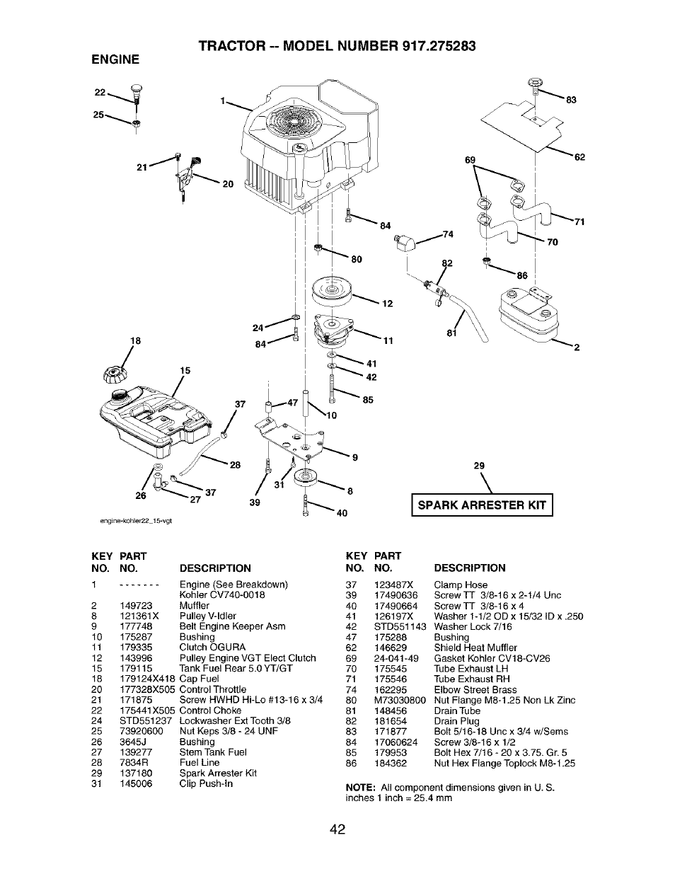 Craftsman 917.275283 User Manual | Page 42 / 60