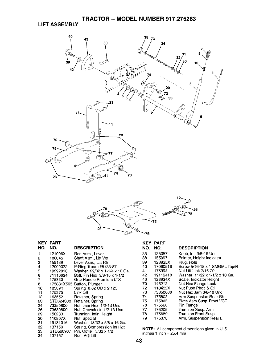 Craftsman 917.275283 User Manual | Page 43 / 60