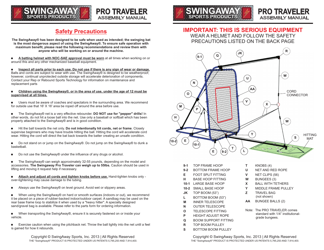 SwingAway SWG200SBR14 User Manual | 8 pages