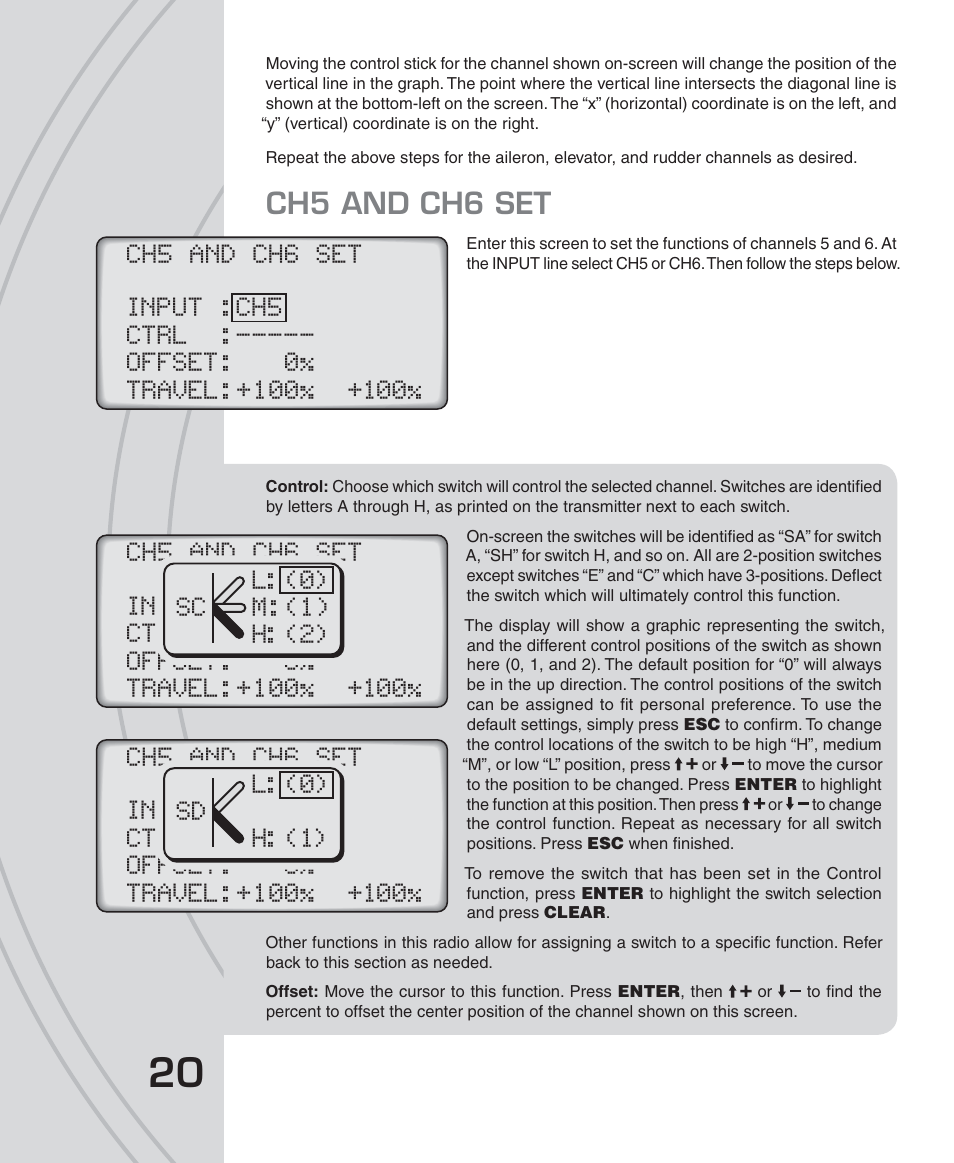 Ch5 and ch6 set | Tactic TTX650 6-Ch SLT Computer User Manual | Page 20 / 48