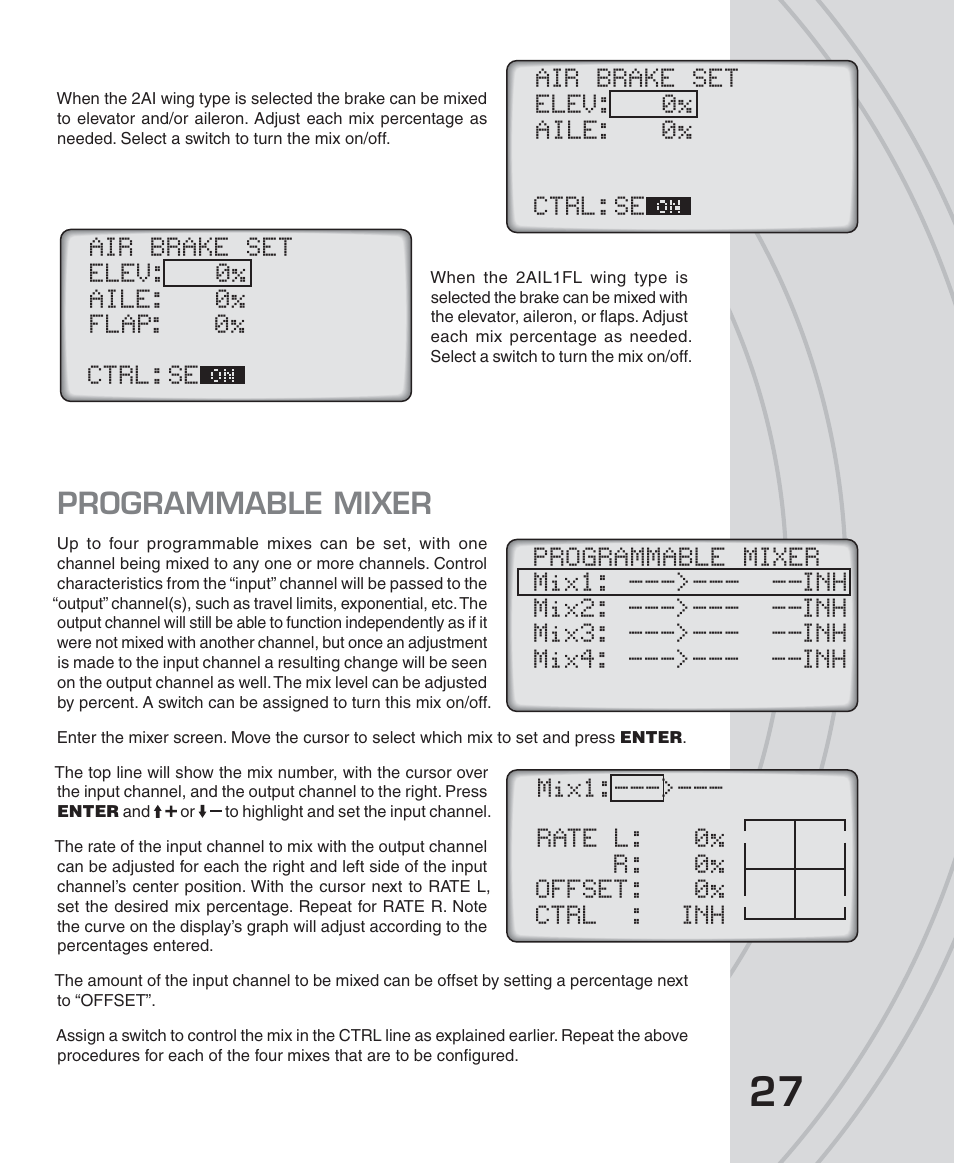 Programmable mixer | Tactic TTX650 6-Ch SLT Computer User Manual | Page 27 / 48