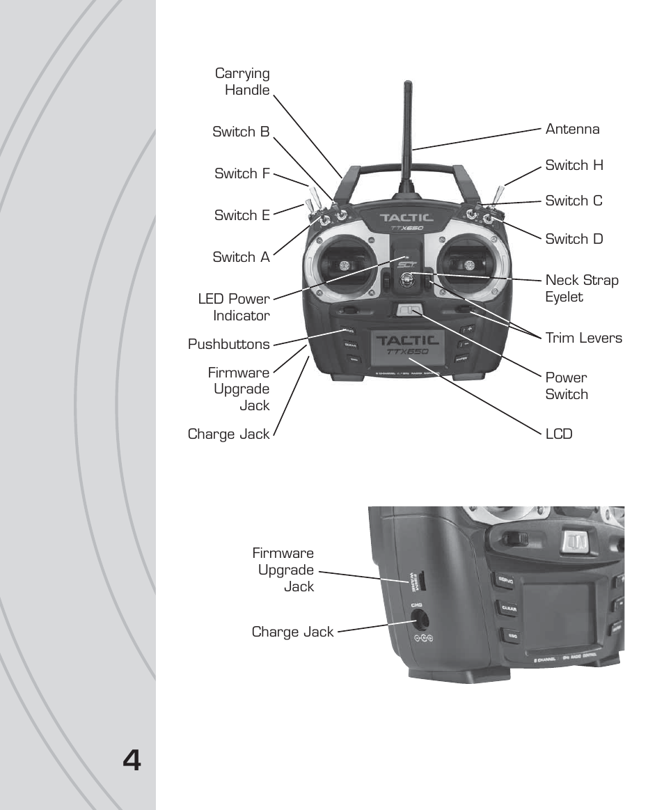 Tactic TTX650 6-Ch SLT Computer User Manual | Page 4 / 48