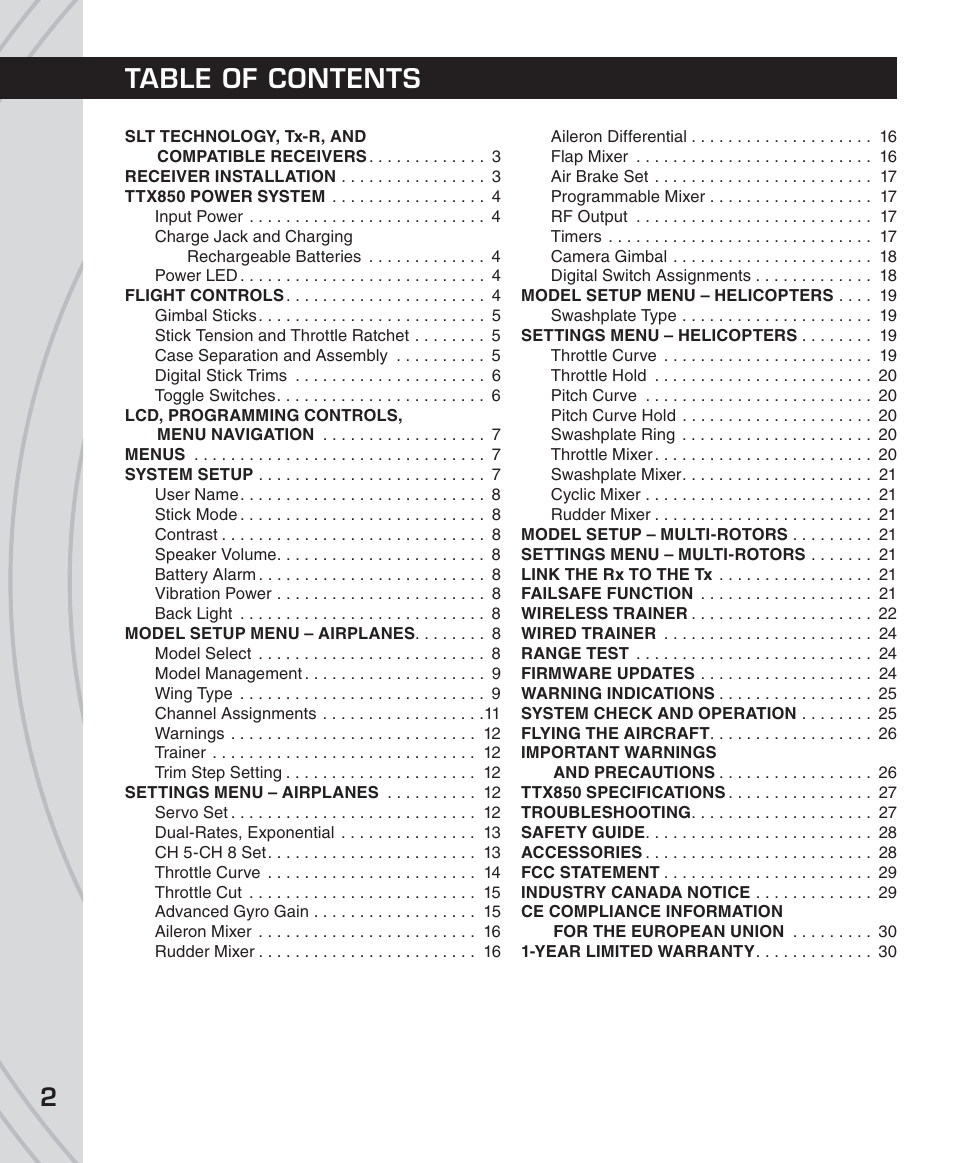 Tactic TTX850 8-Ch SLT Computer User Manual | Page 2 / 32