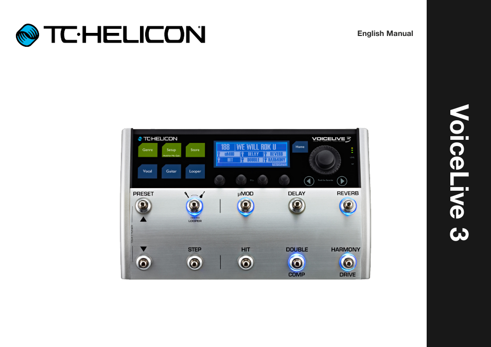 TC-Helicon VoiceLive 3 - Reference Manual User Manual | 127 pages