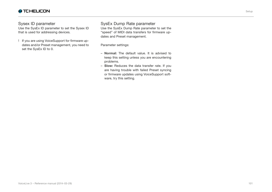 TC-Helicon VoiceLive 3 - Reference Manual User Manual | Page 103 / 127