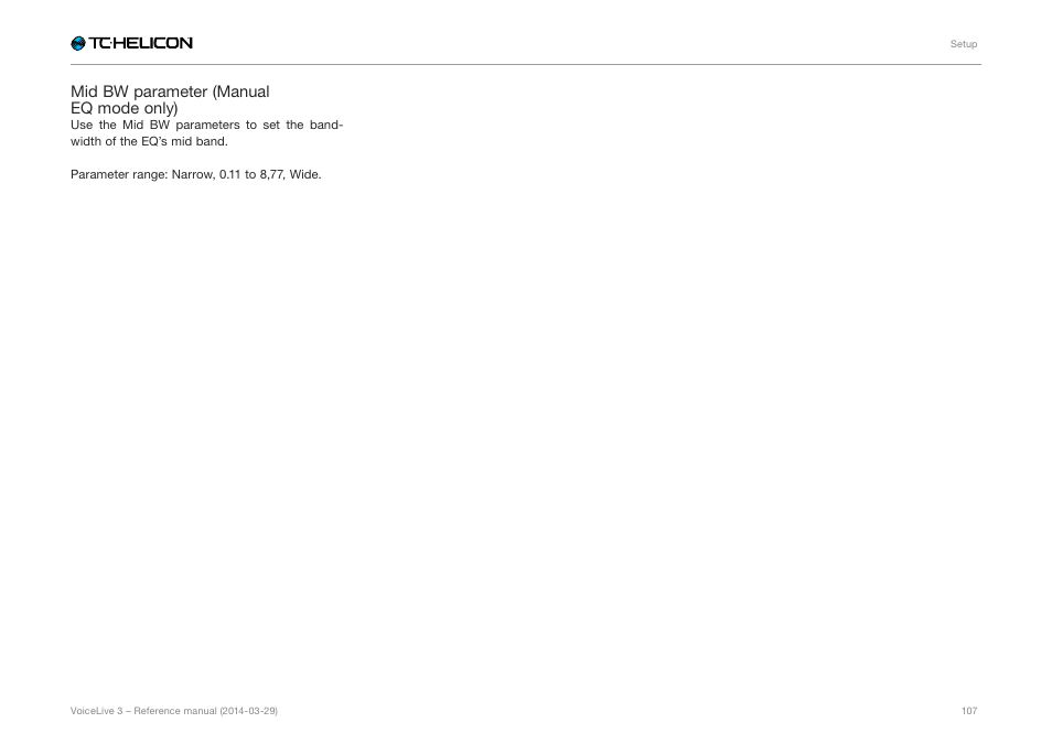 TC-Helicon VoiceLive 3 - Reference Manual User Manual | Page 109 / 127
